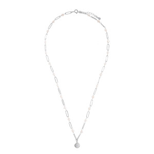 Srebrny naszyjnik 925 Perełki Ankier