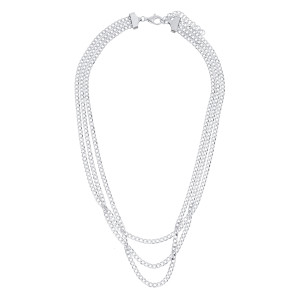 Srebrny naszyjnik 925 Potrójna Pancerka