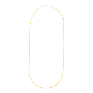 Srebrny pozłacany łańcuszek 925 pancerka 1 mm