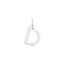 Srebrna Pozłacana Zawieszka 925 Literka D