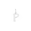 Srebrna Pozłacana Zawieszka 925 Litera P