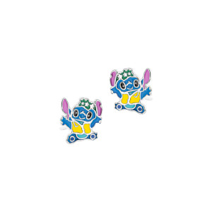 Kolczyki srebrne 925 Uroczy Stich dla małej damy PREZENT