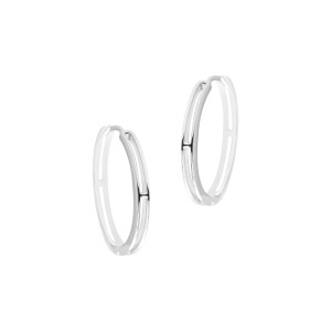 Srebrne kolczyki 925 podwójne koła