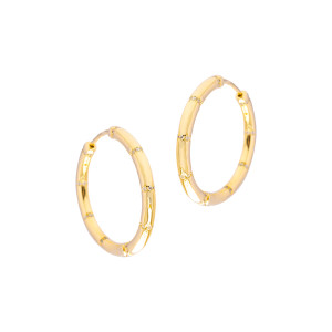 Srebrne pozłacane kolczyki 925 oponki