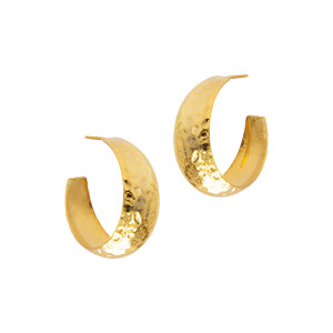 Srebrne pozłacane kolczyki 925 obręcz tekstura