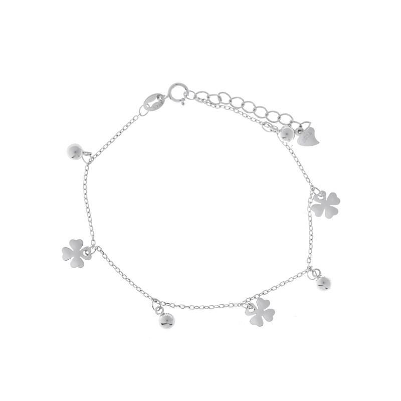 Srebrna 925 bransoletka Szczęście i Harmonia