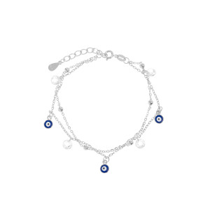 Bransoletka 925 Srebrna Ochronny Krąg