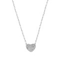 Srebrny naszyjnik 925 z zawieszką karta As i cyrkoniami