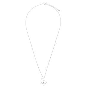 Naszyjnik srebrny 925 Kot na Księżycu