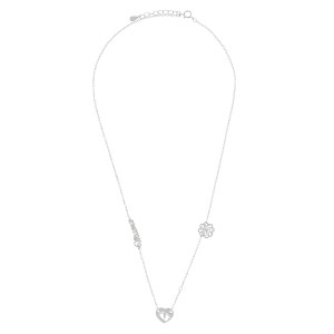 Naszyjnik srebrny 925 Mama i Serce