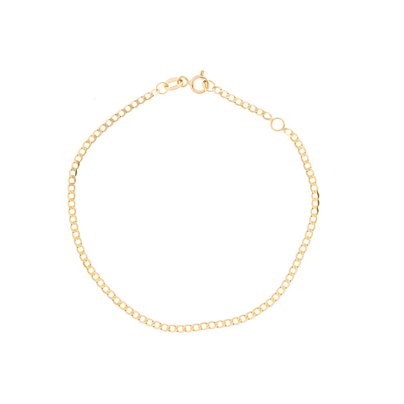 Bransoletka Złota 585 Pancerka 2mm