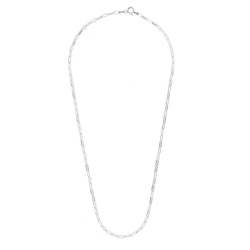 Srebrny łańcuszek 925 Ankier rodowany