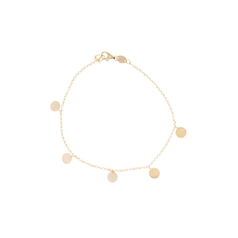 Złota Bransoletka 585 Blaszki