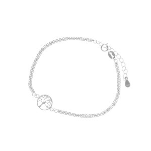 Srebrna bransoletka 925 Drzewko Szczęścia I