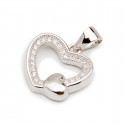 Srebrna zawieszka 925 Błyszczące Serce