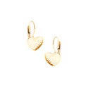 Złote kolczyki 585 Koniczyna Szlif wisząca