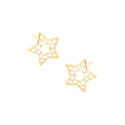 Srebrne 925 kolczyki Gwiazdkowy Pył