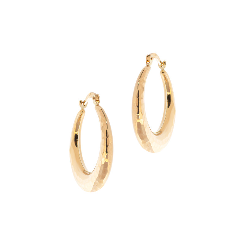 Złote kolczyki 585 Koła Elegancji