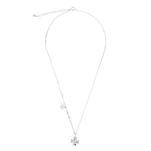 Srebrny naszyjnik 925 Podwójne Szczęście