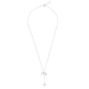 Srebrny naszyjnik 925 Ażurowe Serduszka