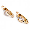 Złote kolczyki 585 Serce