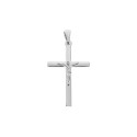 Srebrna zawieszka 925 Gładki Krzyżyk Iight