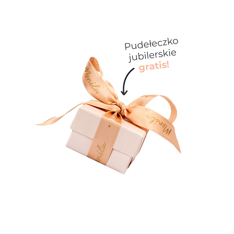 Kolczyki srebrne 925 z emalią Leżący Stich dla małej damy PREZENT