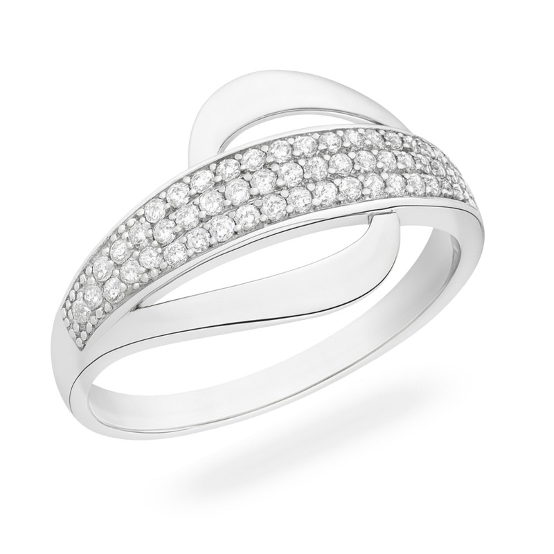 Srebrny pierścionek 925 Eleganckie Cyrkonie