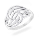 Srebrny Pierścionek 925 Serce cyrkonia