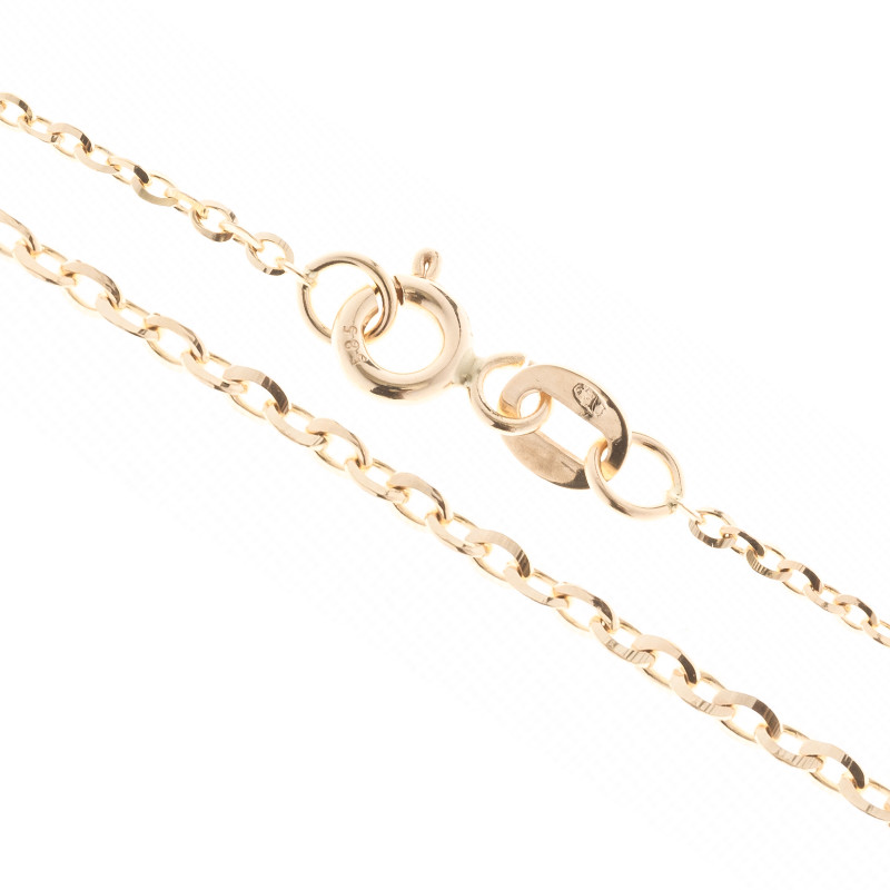 Złoty Łańcuszek 585 Rolo delikatny Prezent