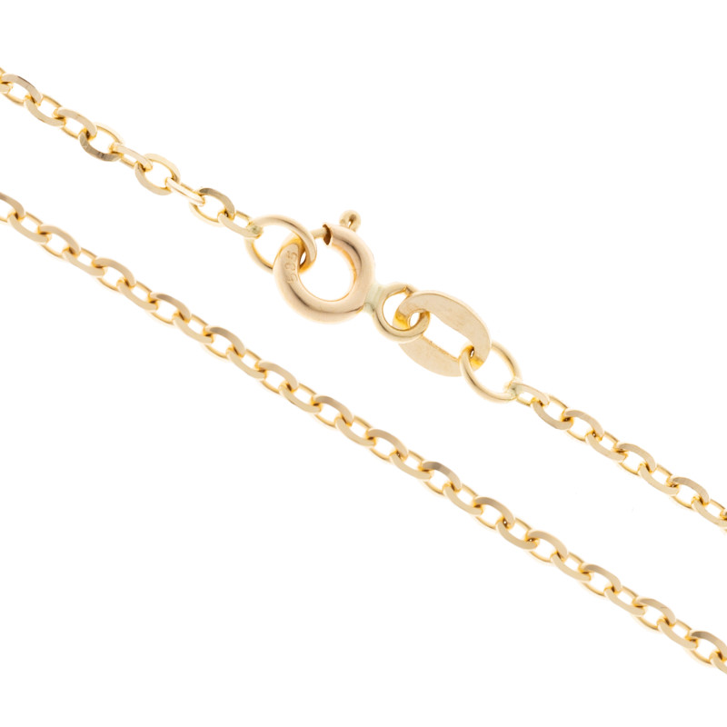 Złoty Łańcuszek 585 Rolo Prezent 50 cm