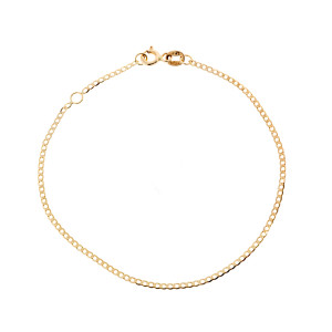 Złota bransoletka 585 Delikatna Pancerka