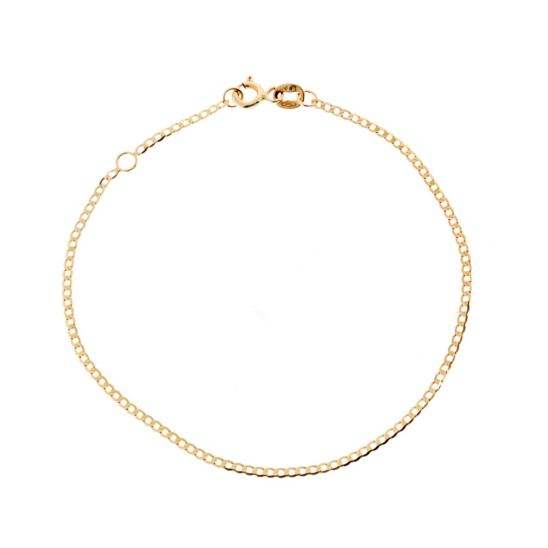 Złota bransoletka 585 Delikatna Pancerka