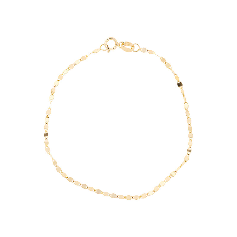 Złota bransoletka damska 585 Fantazyjne Blaszki