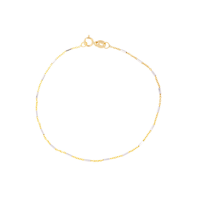 Złota bransoletka 585 Fantazyjna Rolo Prezent