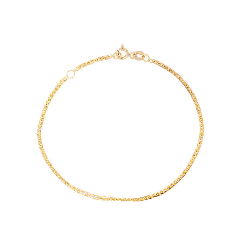 Złota bransoletka damska 585 Lisi Ogon PREZENT