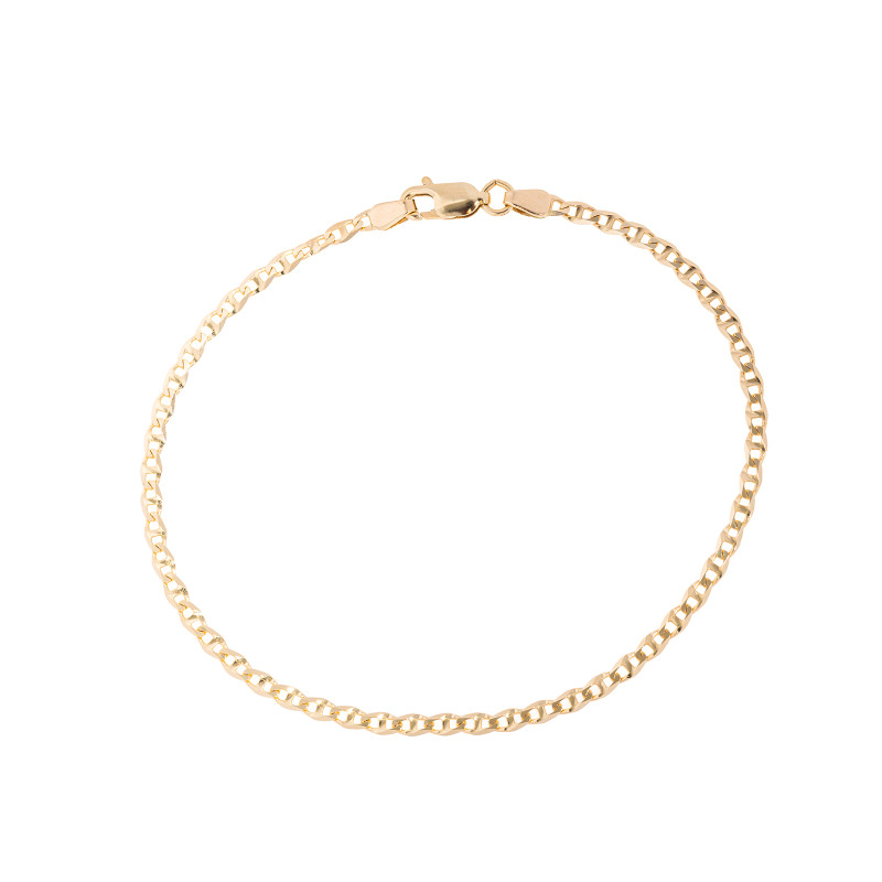 Złota bransoletka damska 585 splot Gucci PREZENT