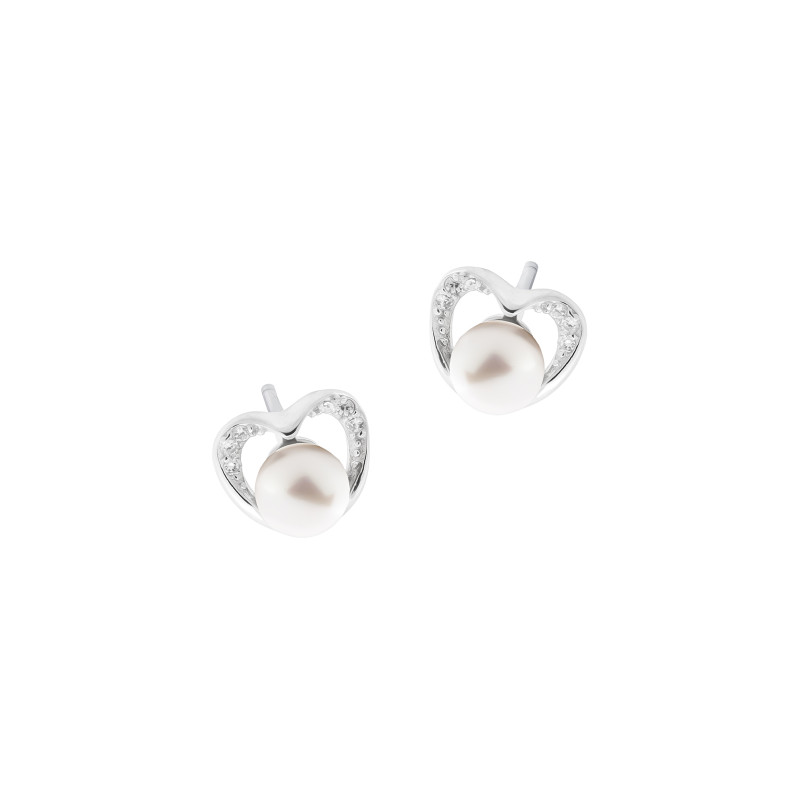 Kolczyki srebrne 925 Romantyczna Perła