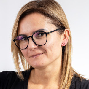 Złote kolczyki 585 Motyle różowe - imago