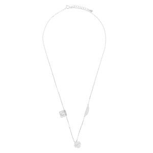 Srebrny naszyjnik 925 Koniczyna "Mama"