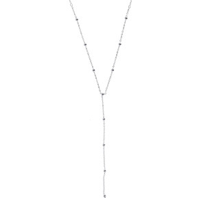 Srebrny naszyjnik 925 Kaskadowy z Kulkami