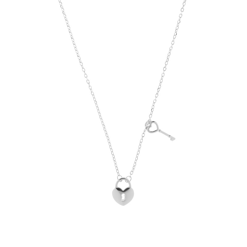 Srebrny naszyjnik 925 Klucz do Serca