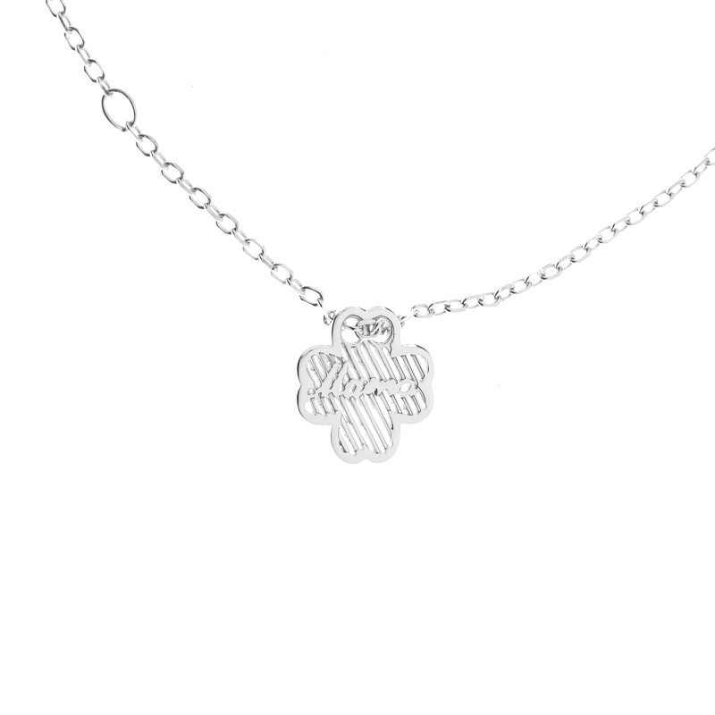 Srebrna bransoletka 925 Koniczyna "Mama"