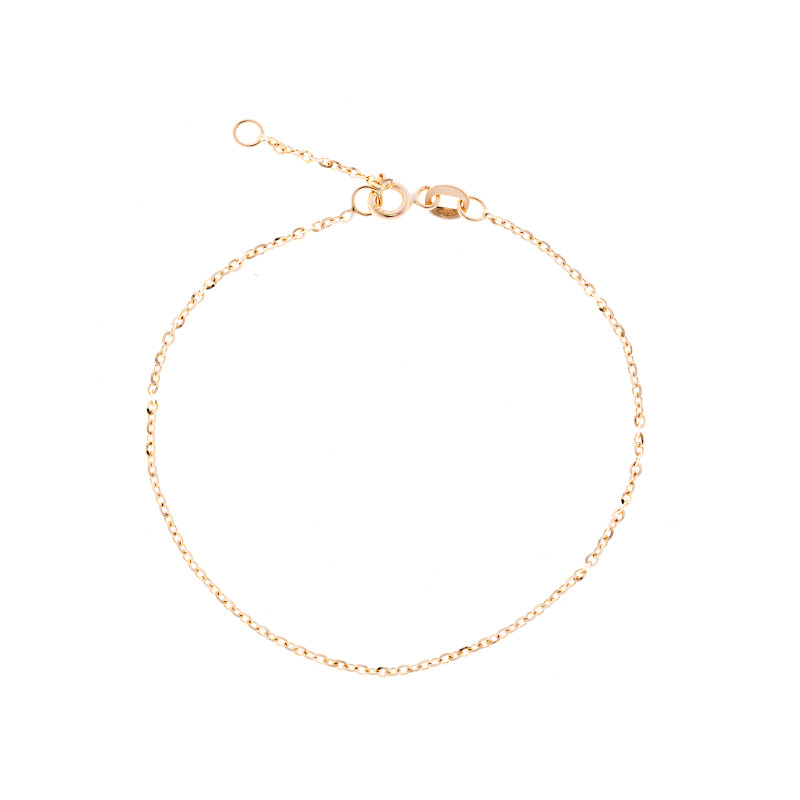 Złota bransoletka damska 585 splot Rolo II PREZENT