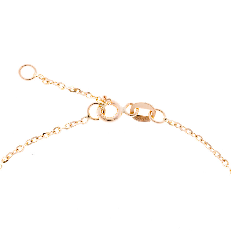 Złota bransoletka damska 585 splot Rolo II PREZENT