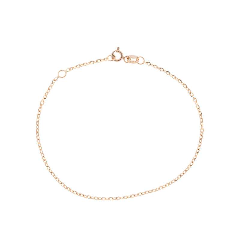 Złota bransoletka damska 585 splot Rolo III PREZENT