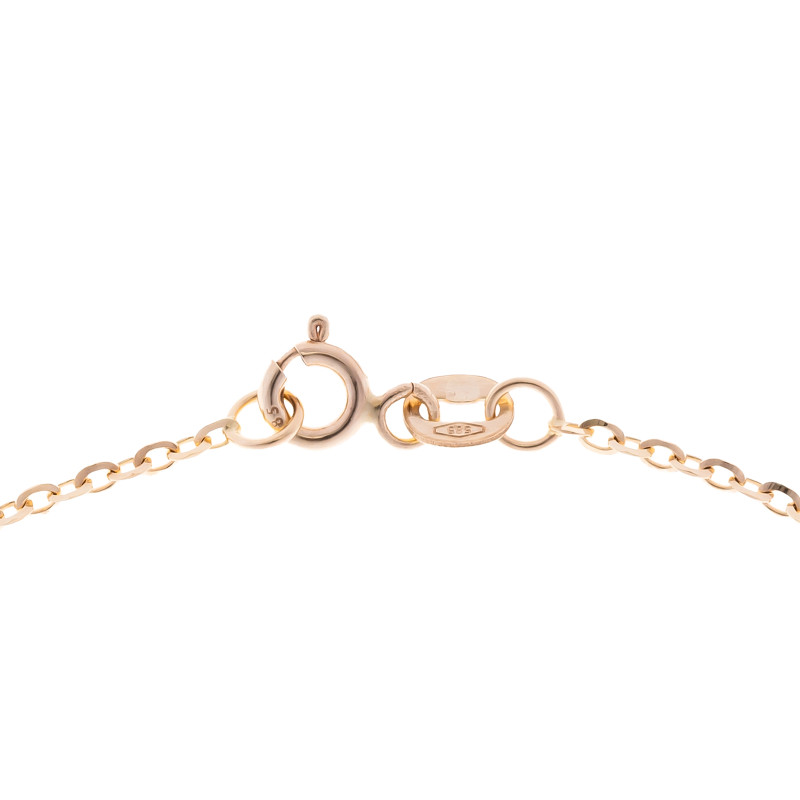 Złota bransoletka damska 585 splot Rolo III PREZENT