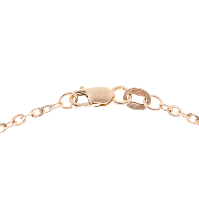 Złota bransoletka damska 585 splot Rolo V PREZENT