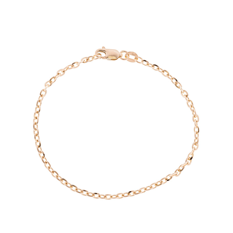 Złota bransoletka damska 585 splot Rolo VI PREZENT