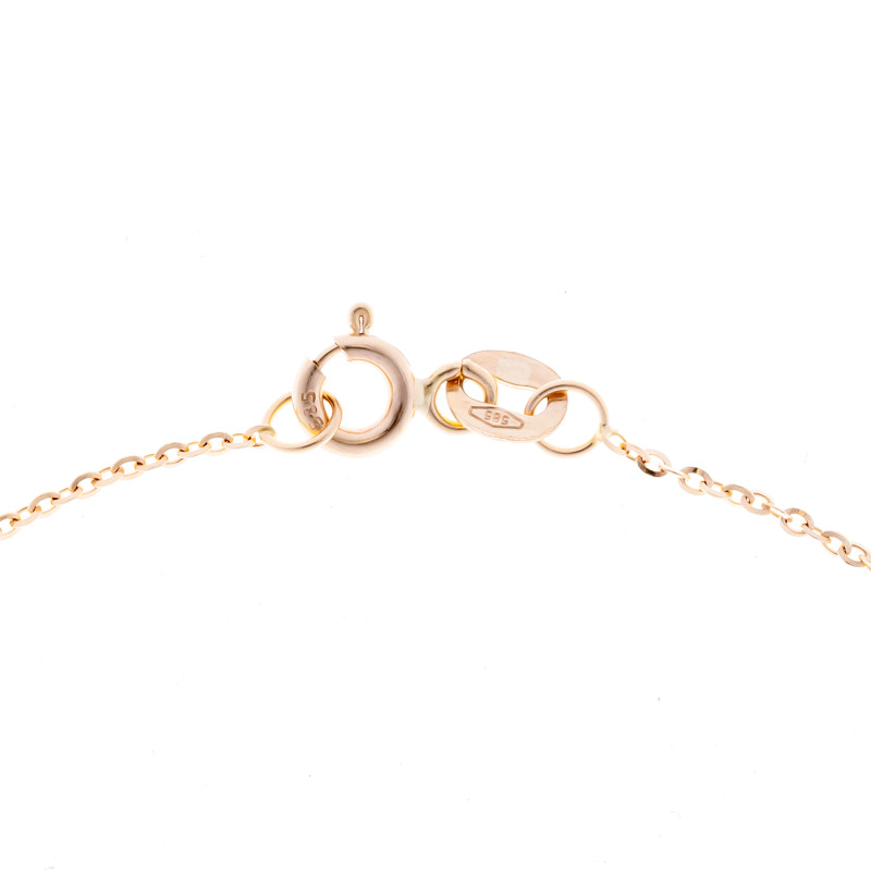 Złota bransoletka damska 585 splot Rolo VII PREZENT